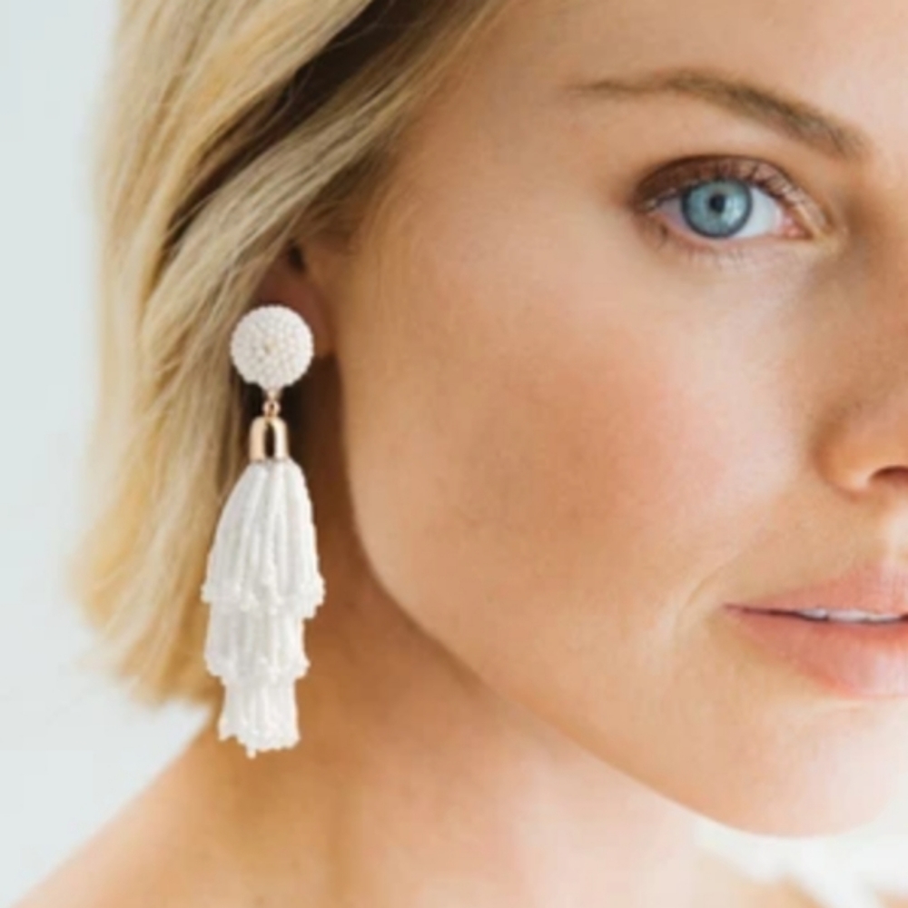 Panacea Beaded Tassel Earrings